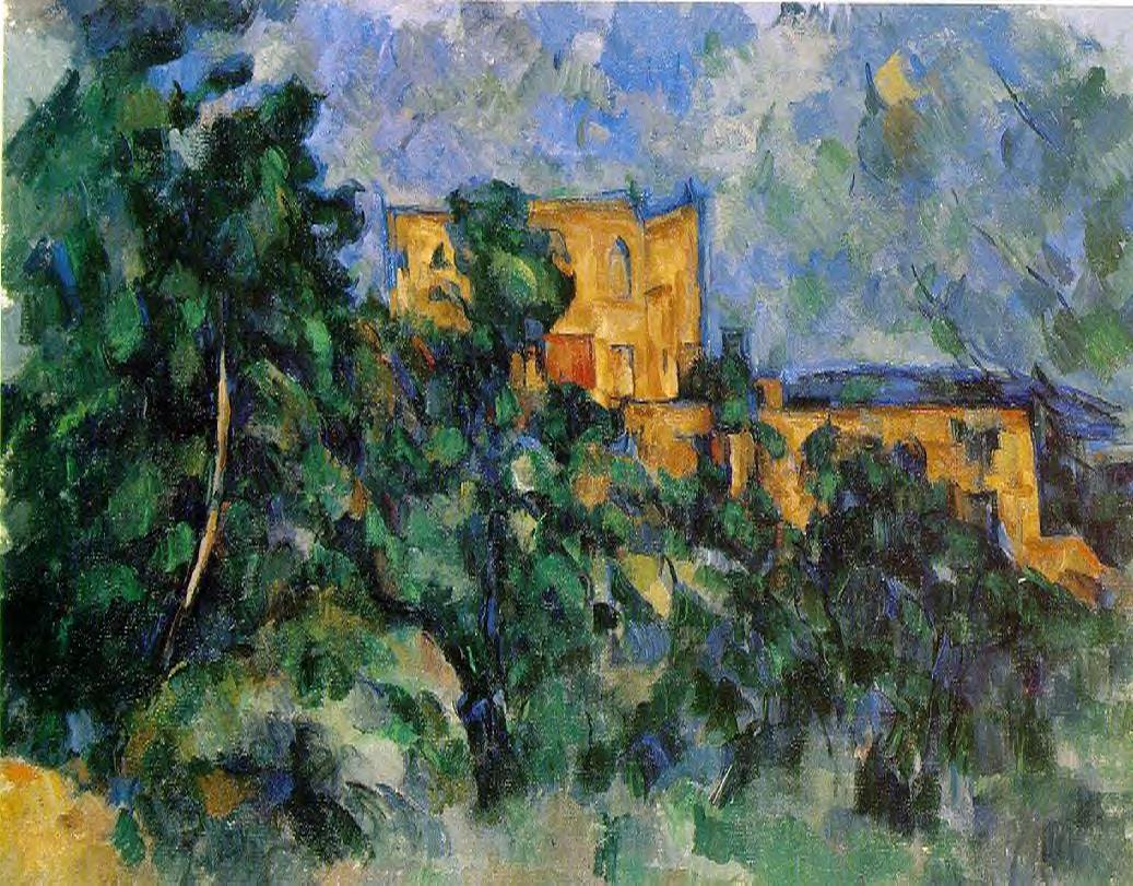 Chateau Noir - Paul Cezanne Painting